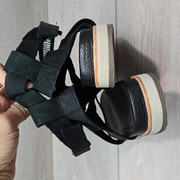 Merrell Women Juno Mid Ankle Strappy Leather Platform Sandals shoes sz 6 - Picture 7 of 11